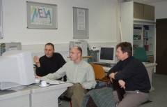 Arbeit in Prof. Weinerts Labor -> großes Bild 2